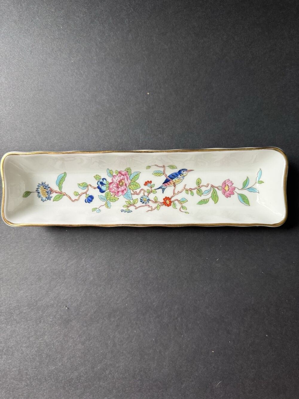 Anysley Pembroke Tray England Bone China Trinket Candy Dish Vintage Cottagecore